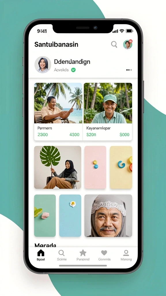 Tampilan antarmuka yang menarik dan user-friendly.