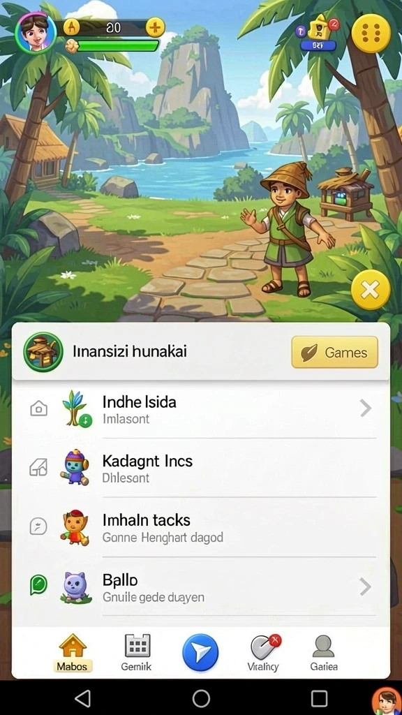 Banyak pilihan permainan untuk berbagai selera.