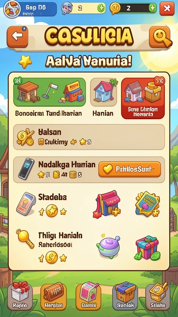 Tampilkan karakter utama yang sedang beraksi di level baru.