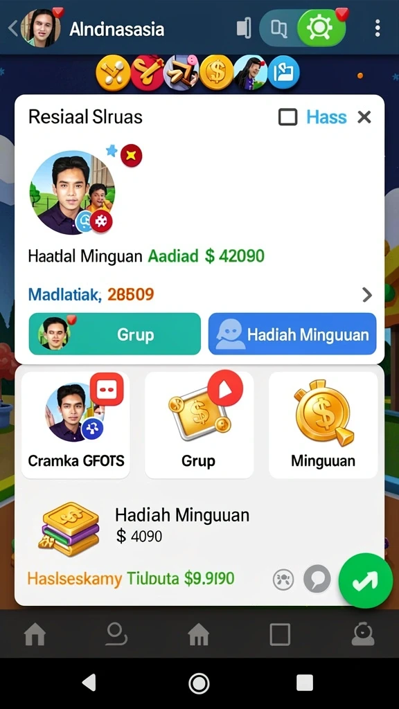 Mode permainan seru dengan banyak pilihan tim.