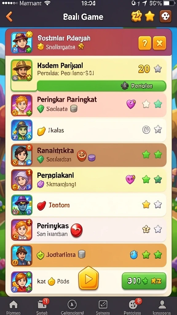 Sistem pertarungan yang mendebarkan dan strategis.