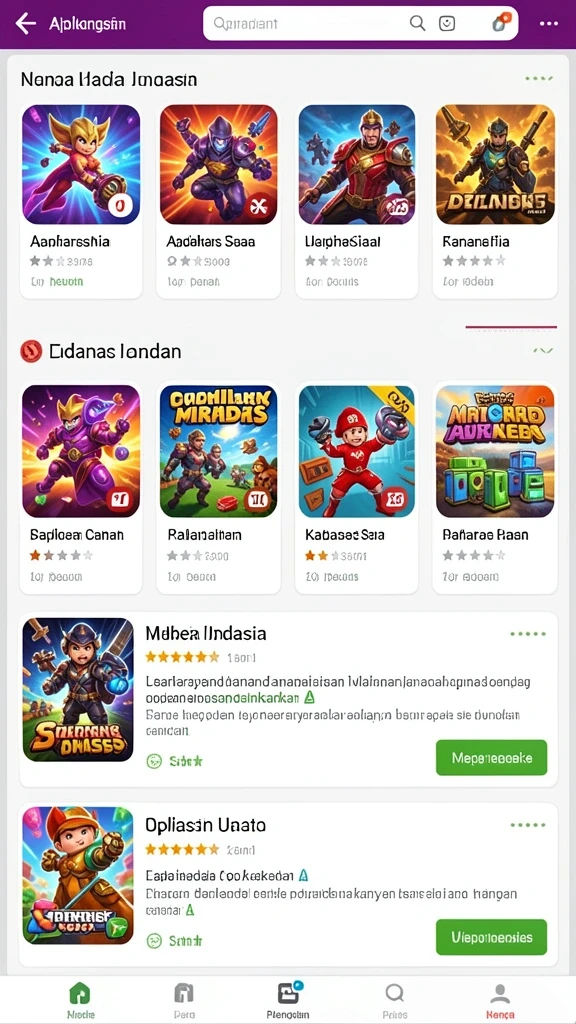 Gambaran dari dunia fantasi yang menakjubkan.