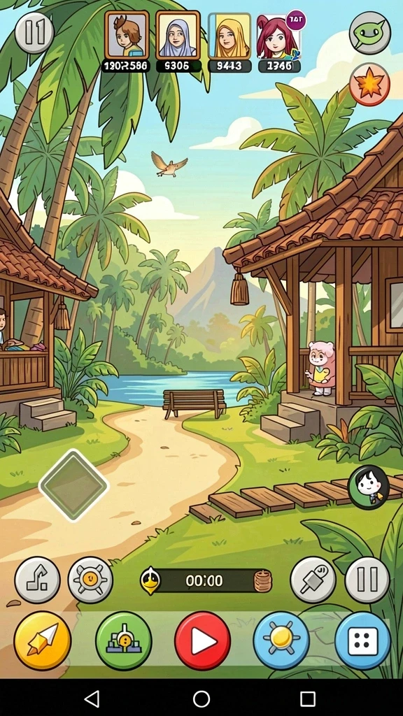 Gameplay seru dengan tantangan menarik.