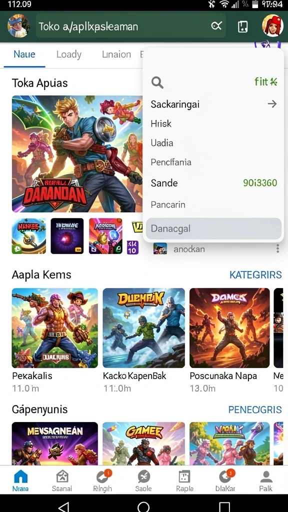 Tampilan antarmuka yang menarik dan mudah digunakan.