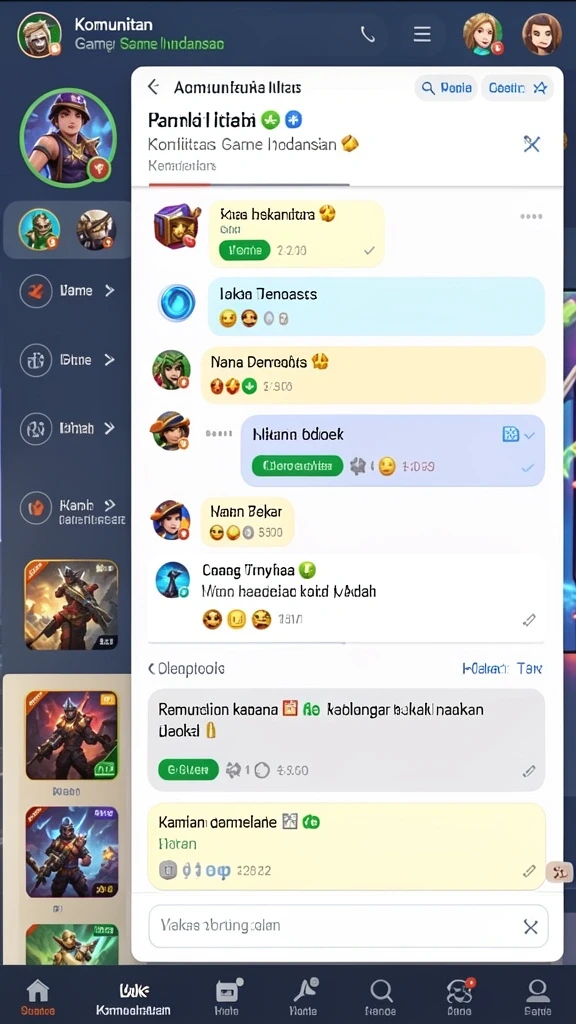 Screenshot permainan slot yang penuh warna.