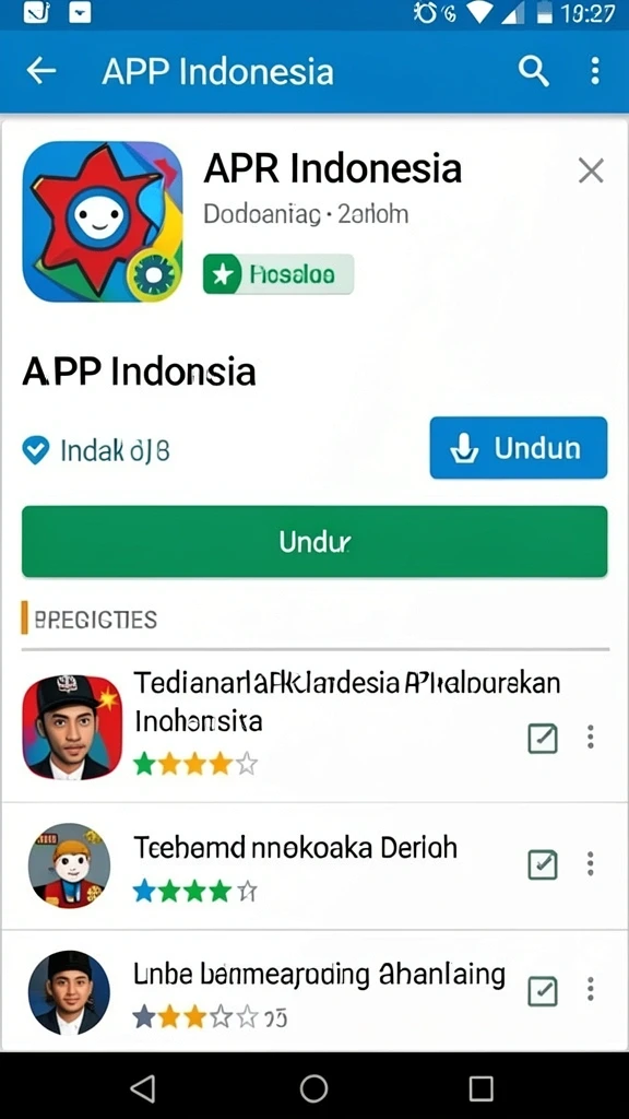 Tampilan karakter yang dapat disesuaikan dengan berbagai pilihan.