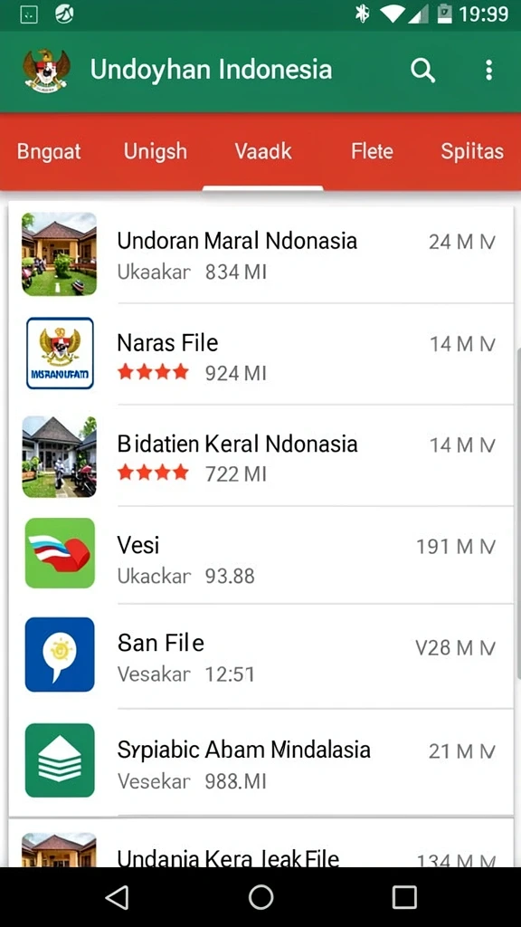 Tampilan antarmuka pengguna yang intuitif dan menarik.