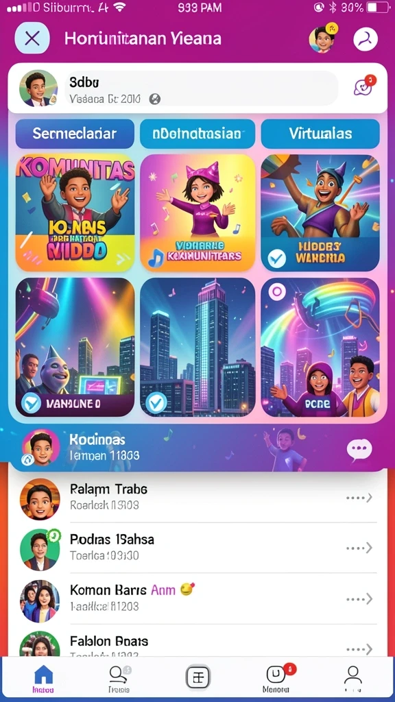 Screenshot menampilkan leaderboard dengan peringkat pemain.