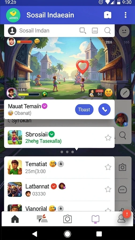 Karakter dengan beragam kemampuan unik siap bertarung.