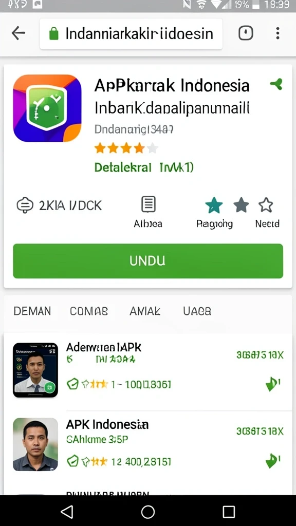 Tampilan antarmuka yang modern dan menarik.