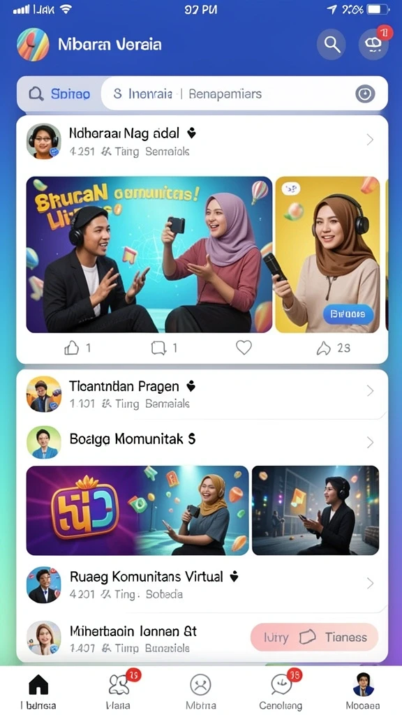 Tampilan antarmuka yang menarik dan responsif.