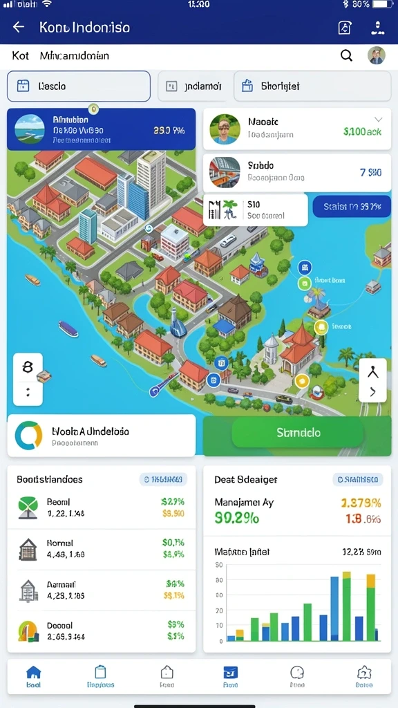 Fitur interaksi sosial dengan pemain lain.