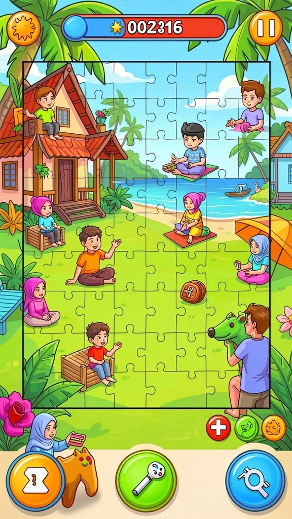 Screenshot yang menunjukkan grafis menakjubkan dari OJA89.