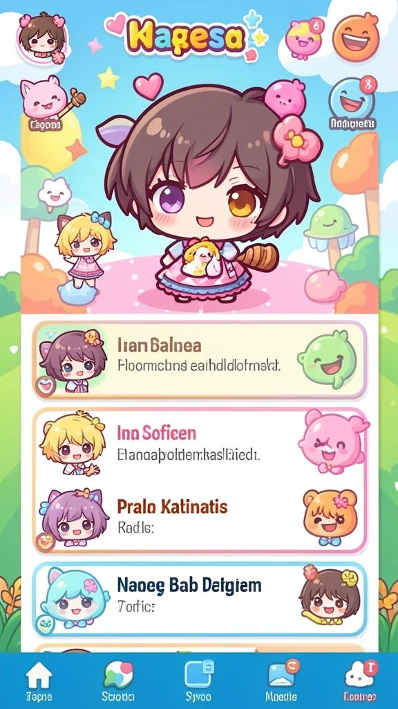 Karakter unik yang bisa dimainkan dalam game.