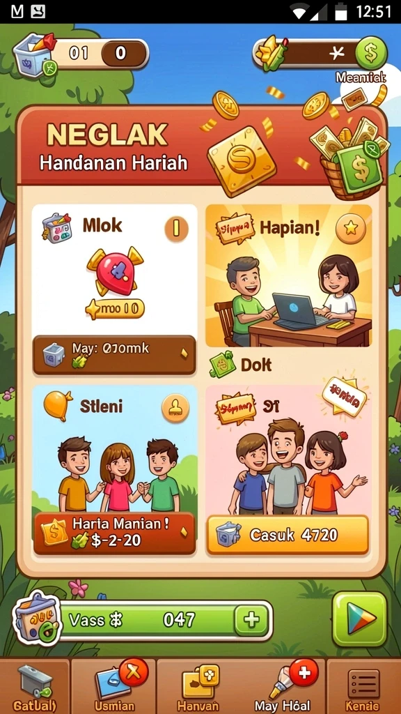 Mode multiplayer yang mengasyikkan untuk bermain bersama teman.