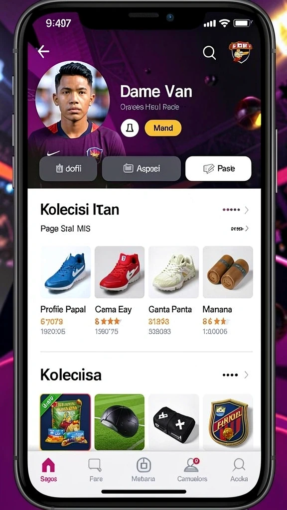 Ilustrasi karakter dengan desain unik dan menarik.