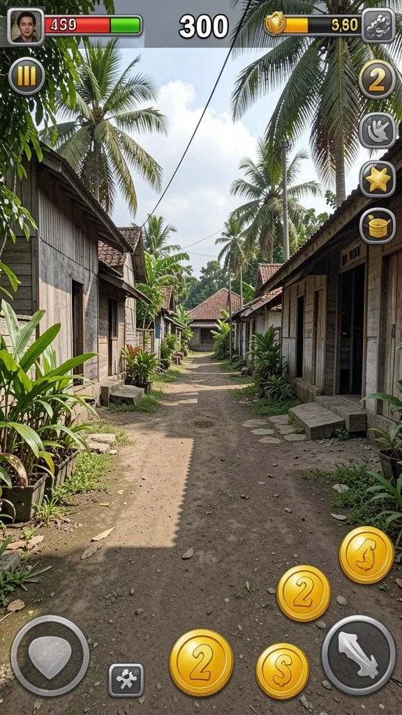 Tangkapan layar menampilkan pemandangan indah dalam permainan.