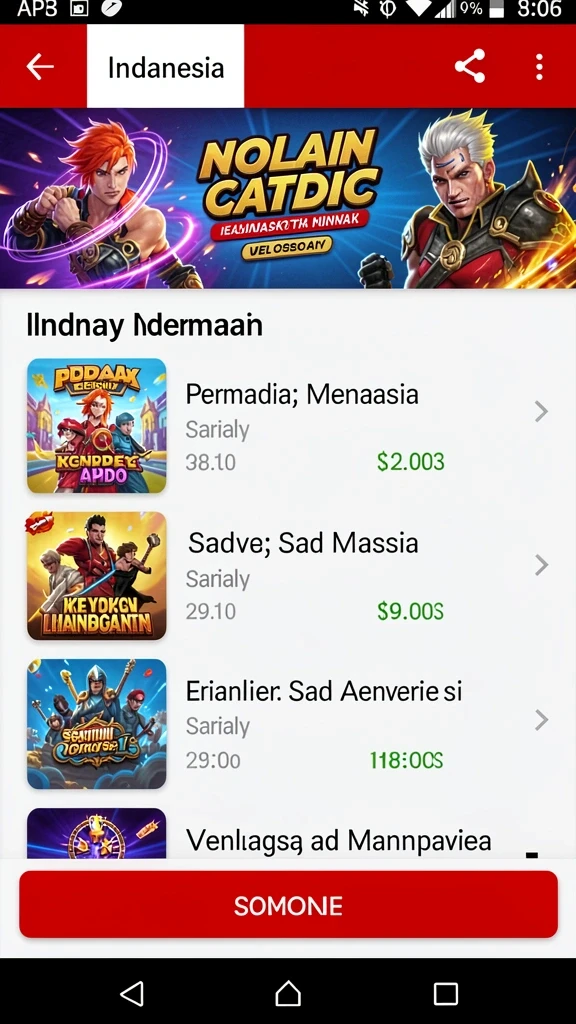 Grafis yang memukau saat karakter beraksi di dunia fantasi.