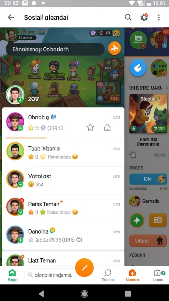 Tampilan awal yang menawan dan mudah dipahami.