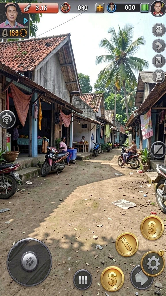 Tampilan antarmuka pengguna yang elegan.