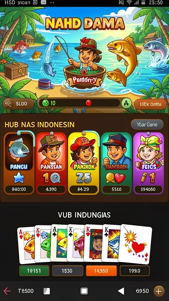 Tampilan awal yang menarik dan mudah dinavigasi.