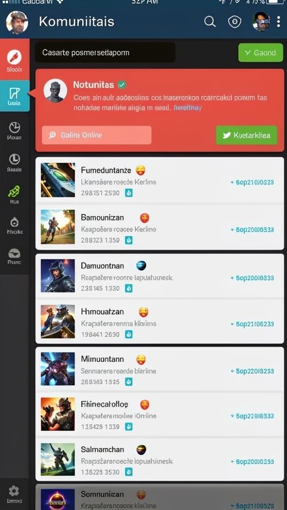 Fitur multiplayer untuk bermain bersama teman.