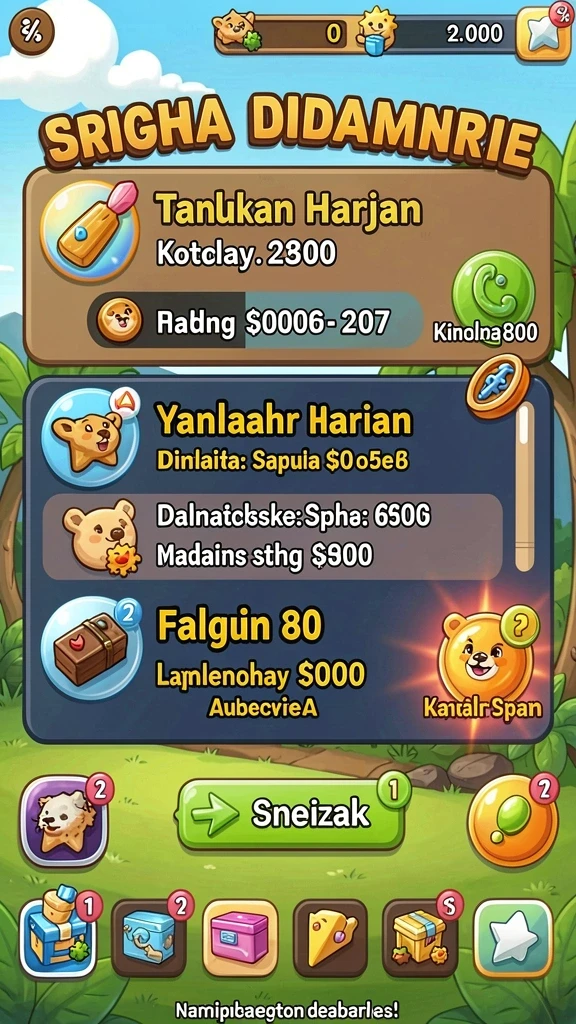 Tampilan antarmuka aplikasi yang menarik.